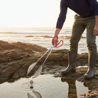 Long Handle Catch Grabber Rust Resistant Crab Tongs Heavy Duty for Beach, River