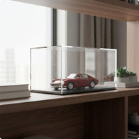 Car Model Display Case Dustproof Storage Item High Clarity for Collection Shelf