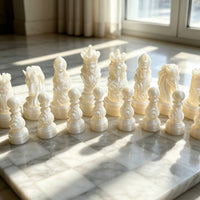 32 Pieces Decorative Chess Figures Unique Gift Stylized Chessmen for Collectors