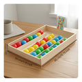 Brain Teaser Colored Ball Sorting Game Learn Through Play Color Sorting Bead Game Fine Movement Skills Development Color Matching Game Board Hand-Eye Coordination for Children, Toddlers, Classroom