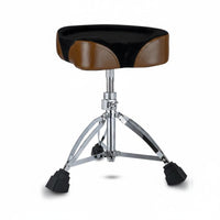 Saddle Drum Throne Memory Lock Adjustable Drum Stool Sturdy Tripod Legs Music Equipment for Children