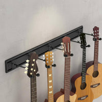 5 Guitar Wall Mount Heavy Duty 5 Guitar Wall Rack Adjustable Instrument Holder for Practice Room
