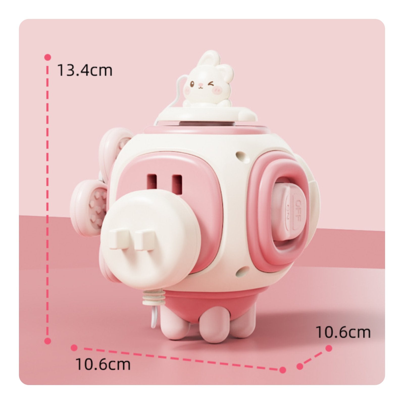 Baby Sensory Cube Travel Friendly Infant Activity Cube Safe Rounded Edges