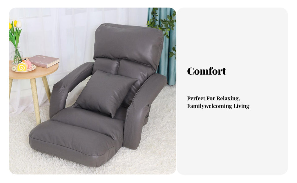 Adjustable Nursing Lounger Removable cleanable Cover Adjustable Floor Lounger Foldable Support for Adults, Nursery, Office