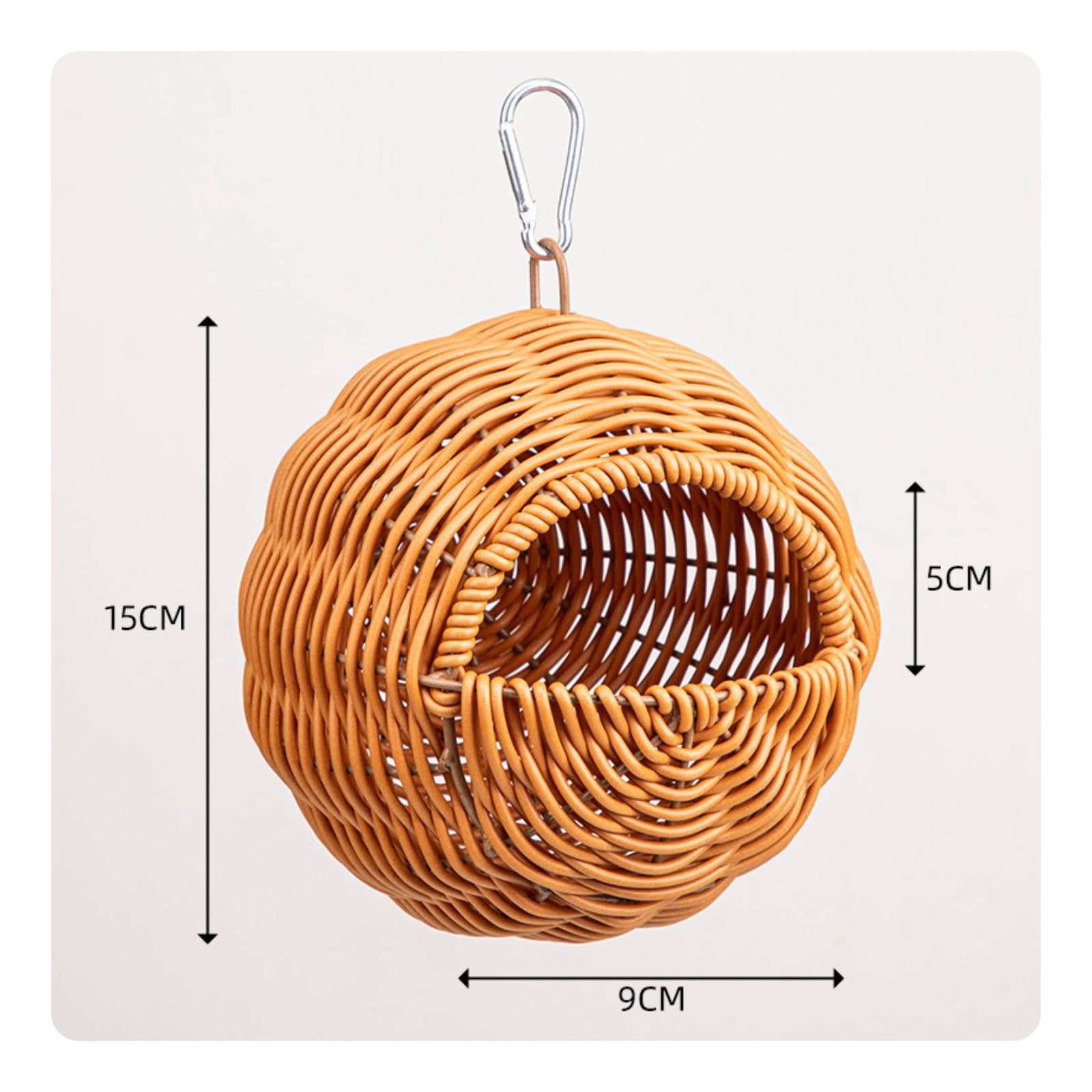 Bird Breeding Nest Breathable Parrot Nest House Year-Round