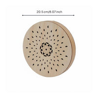 Rain Sound Drum Relaxing Tones Stream Sound Creator Natural Wood for Meditators