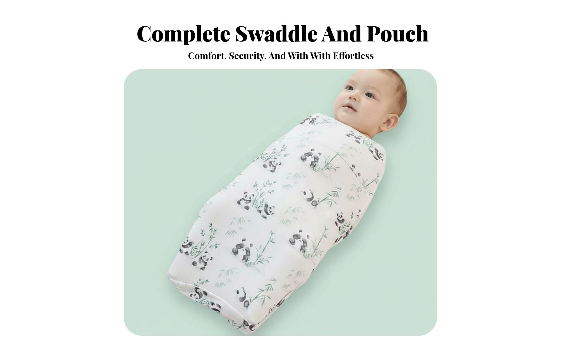 Hooded Anti-Startle Wrap fastener Closure adaptableal Swaddle pouch for givergivers