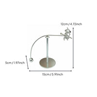 Metal Balancing Tumbler Conversation Starter Kinetic Art Balance Toy for Office