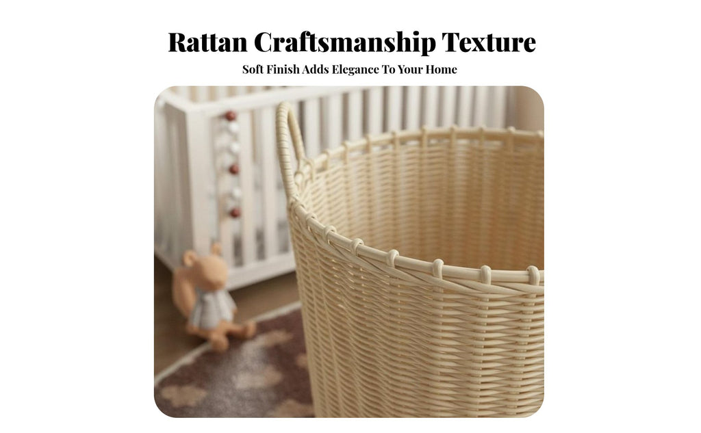 Large Cylindrical container adaptable Toy Container Decorative Neutral Tones