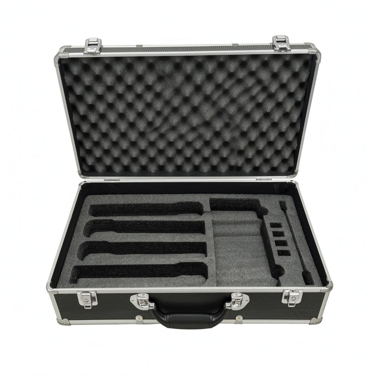 Aluminum Audio Device Case Sturdy Build Hard Audio Device Case Shock Resistant