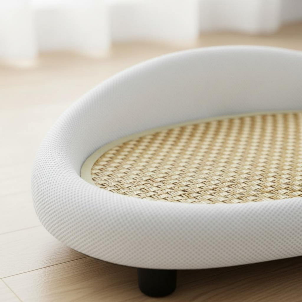 Hot Weather Cat Bed elevated sofa couch Breathable Mesh Cooling Cat Bed Pet Furniture for Indoor