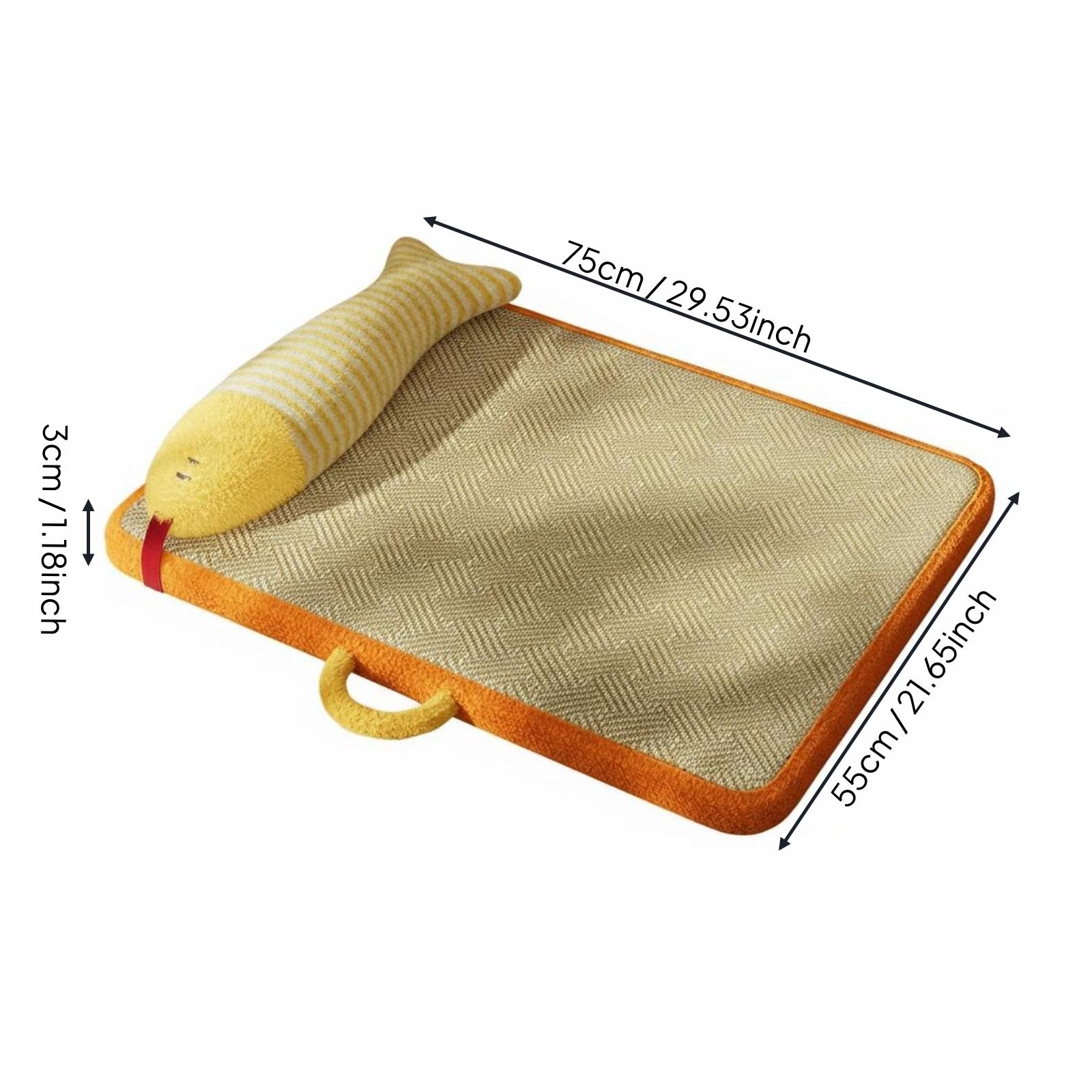 Cat Cooling Mat Neck Support Washable Cat Sleeping Pad Non-Slip Bottom for Cats