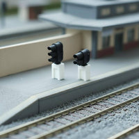 Static Railway Traffic Controller Model Handmade HO Scale Railway Traffic
