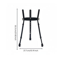 African Drum Stand Universal Fit African Hand Drum Stand Adjustable Height Percussion Hardware for Beginners, Stage Performance, Studio Audio Capture