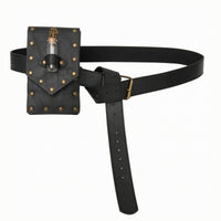 Cosplay Waist Bag Adjustable Buckle Costume Accessory Vintage Style
