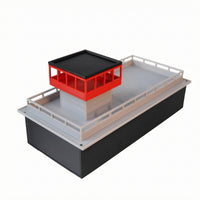 Garage Building Model Geometric Design Toy Display Realistic Details