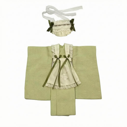 1/6 Scale Kimono Doll Outfit Wide Sleeves 1/6 Scale Figure Clothes Floral Print