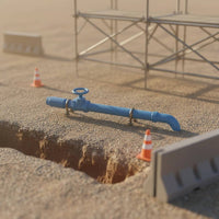 1/64 Scale Pipe Long-Lasting Mini Pipeline Prop