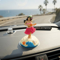 Hawaiian Dance Performer Dashboard Ornament Leis Necklace Vehicle Decoration 3M