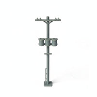 HO Scale Utility Pole Slender for Railway Scenes, Hobbyists