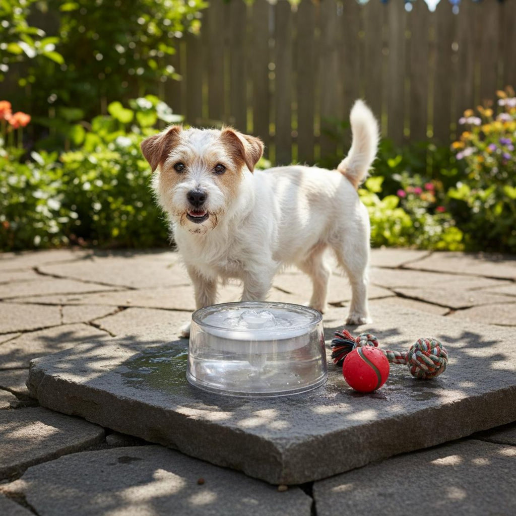 Floating Pet Water Bowl Dustproof No-Spill Dog Water Bowl for Car, Dogs, Cats
