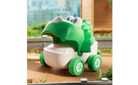Pull-String Toy Car Open Mouth Dinosaur Toy Car Mini Size