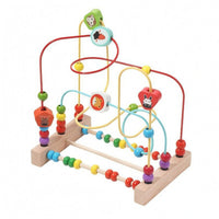 Wooden Bead Maze Hands-on Creature Bead Maze Polished Edges for Children