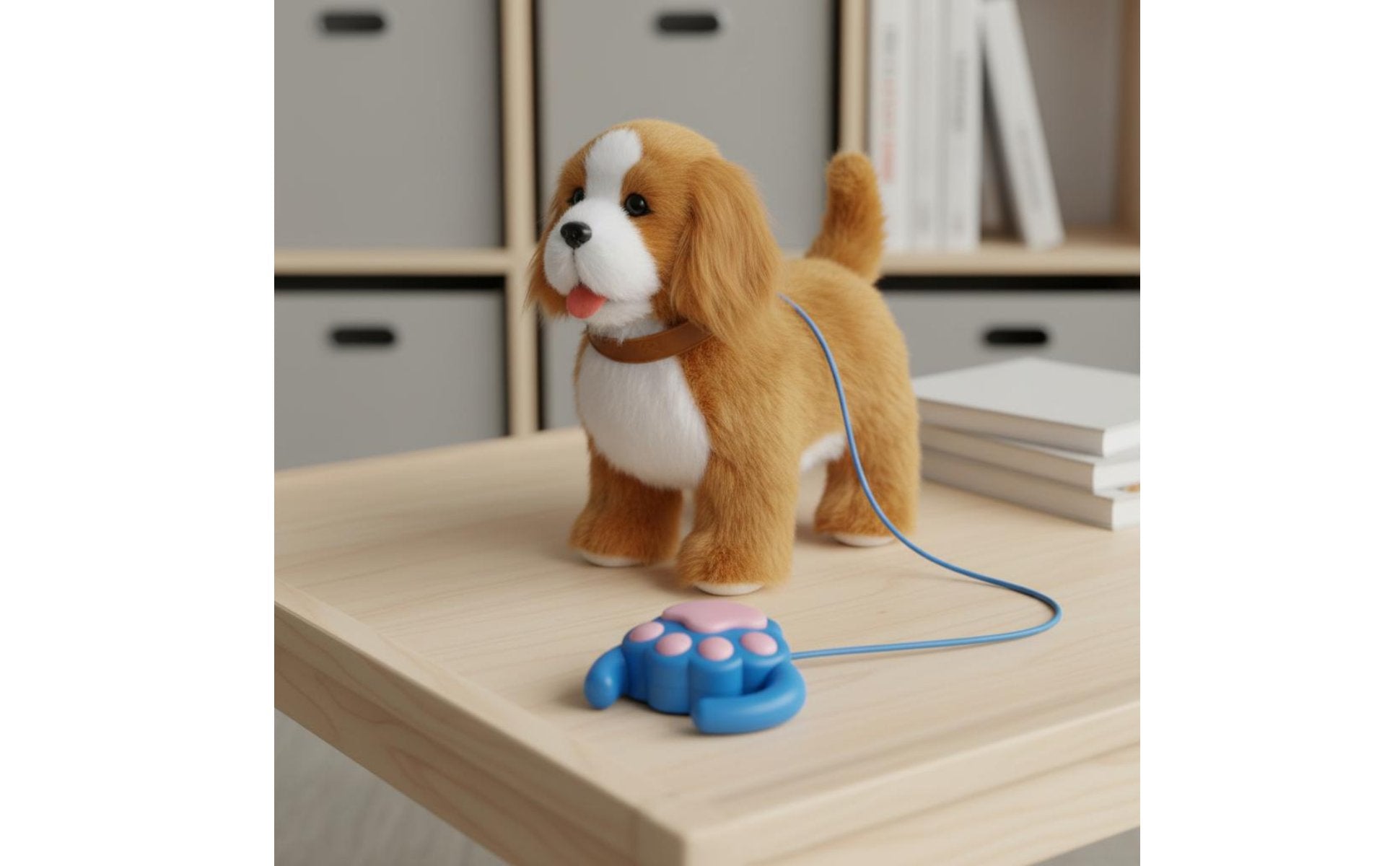 Singing Walking Puppy Toy Tail Wagging Interactive Talking Stuffed Dog
