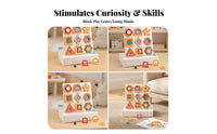 Fine Motor Skills Hand Grasping Hands-on Learning Shape Matching Board