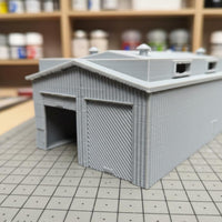 1/160 Railroad Shed DIY Miniature Rail Warehouse Scenery
