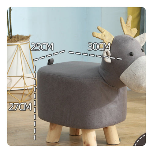 Wooden Elephant Step Stool Cute Elephant Stool Safe for Entryway, Kids