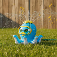 Sea Creature Sprinkler Summer Fun Rotating Water Jet Toy Family Friendly