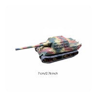 1:144 Jagdtiger Tank Armored Vehicle Model Display Collectible Tank Figure for Collectors, Enthusiasts