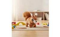 Electric Squirrel Toy Walks Walking Squirrel Stuffed Animal Wags Tail for Gift