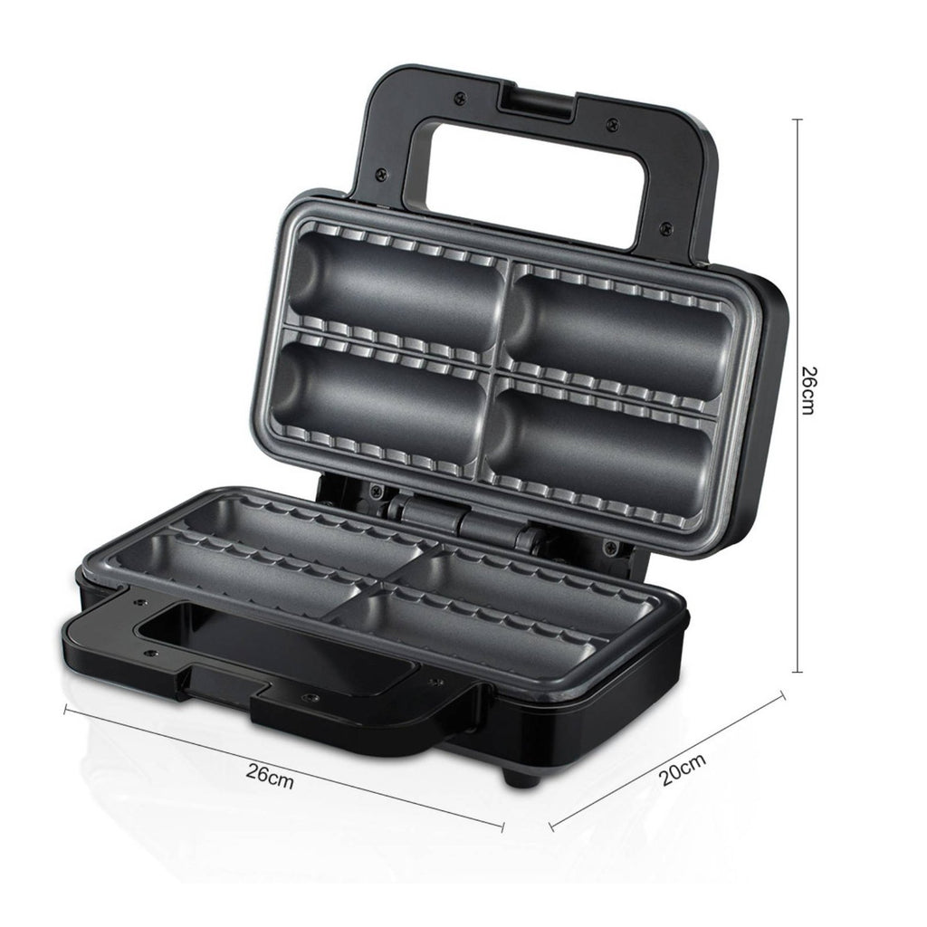 Electric Hot Dog Cooker LED Light Sausage Roll Appliance Compact Design for Home