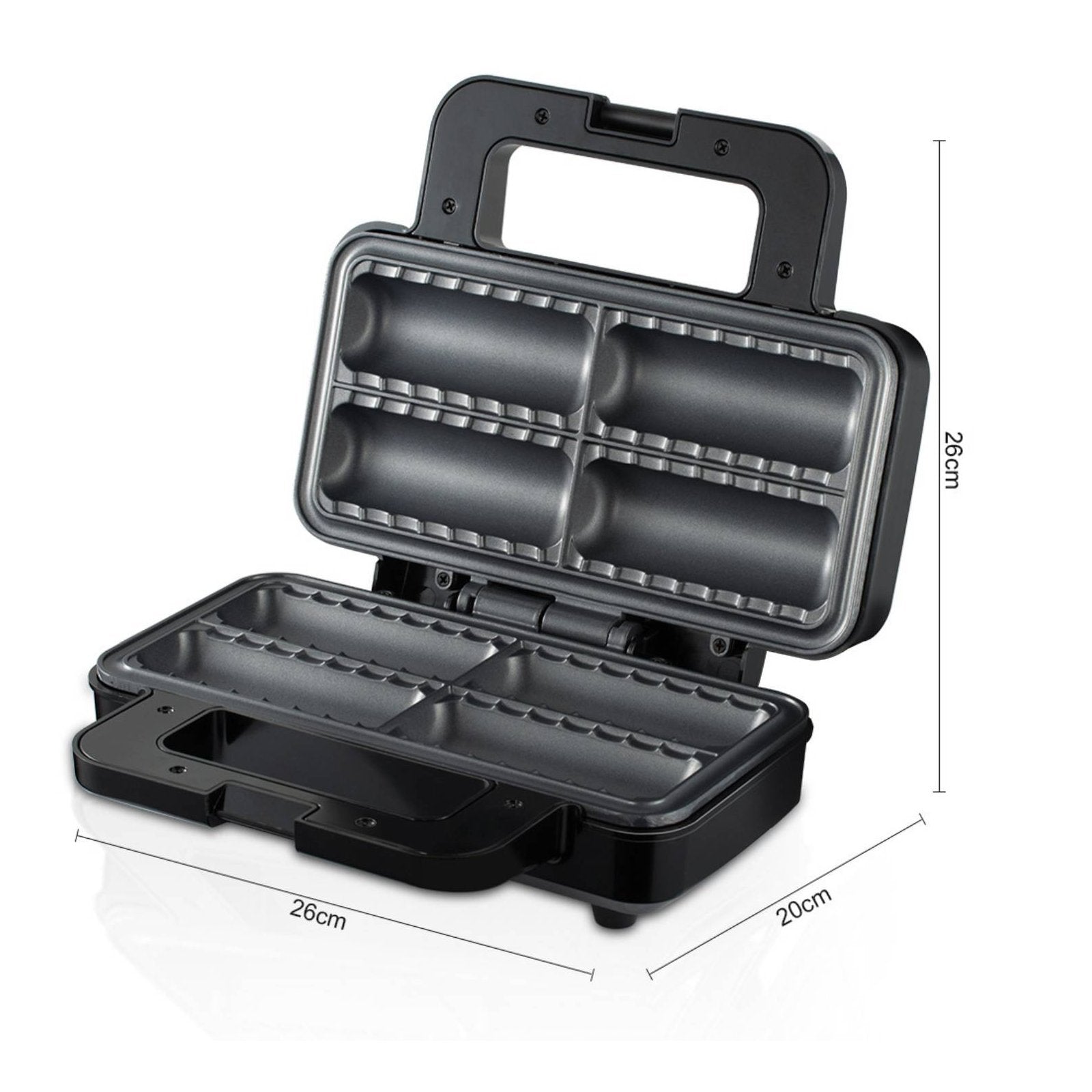 Electric Hot Dog Cooker LED Light Sausage Roll Appliance Compact Design for Home