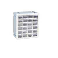24-Compartment Drawer Cabinet 24-Drawer Organizer Rectangular Hardware Case