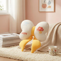Butterfly Shaped Throw Pillow Soft Textile Butterfly Stuffed Cushion Soft