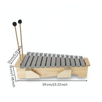 13 Tone Xylophone Tuned Keys Percussion Instrument Portable
