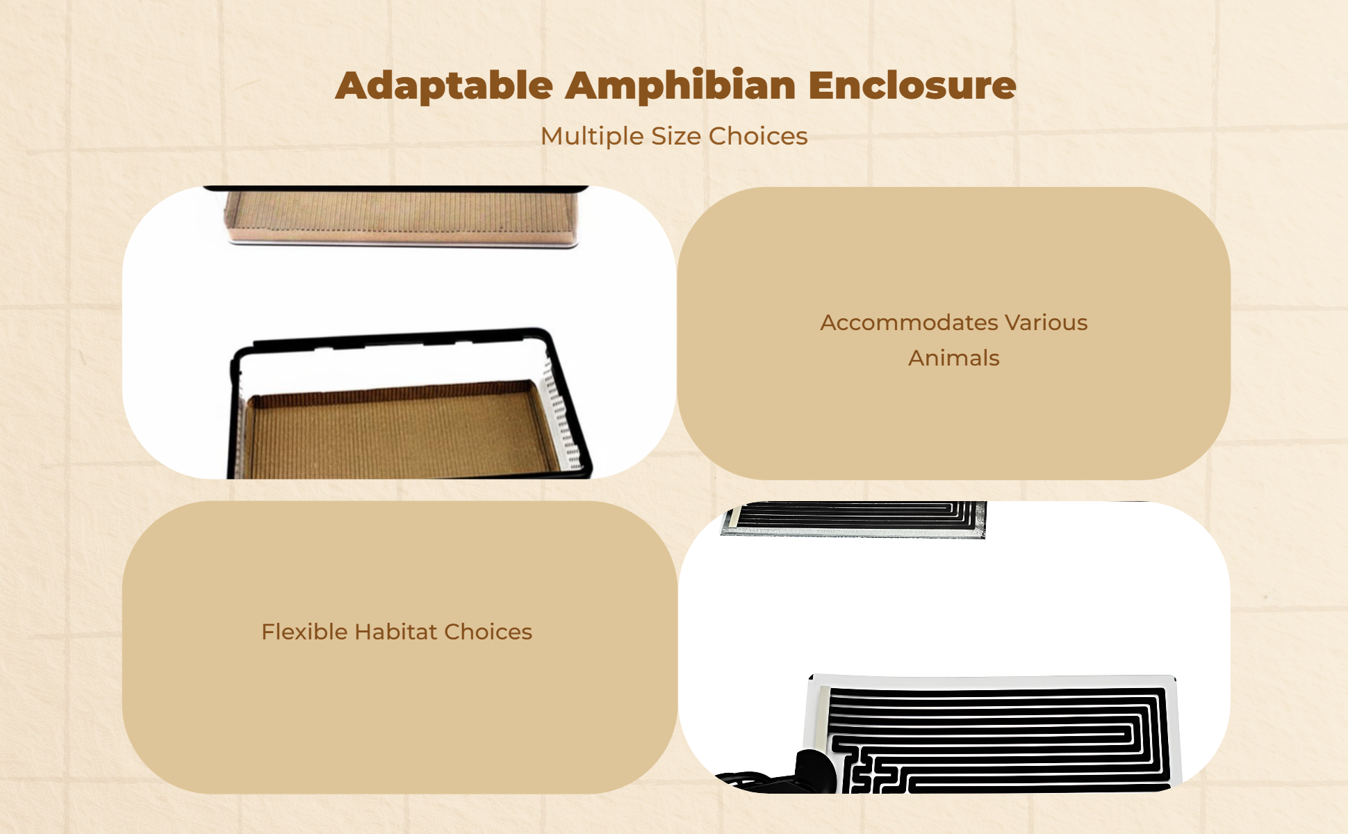 Acrylic turtle terrarium, easy clean