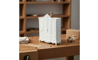 Dollhouse Cabinet European Design Miniature Cabinet 1:12 Scale for Pretend Play
