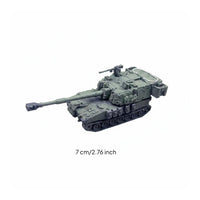 M109A6 Model Miniature 1/144 Scale Battlefield Support Vehicle Model Detailed Reproduction Collectible for Shelf