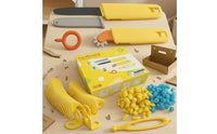 168 Pieces Cardboard Construction Kit Hand-Shaped Tools Educational Play Kit