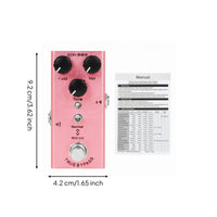 Guitar Fuzz Pedal 3 Knob Fuzz Pedal DC 9V Audio Gear