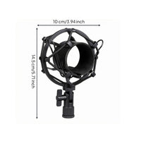 Audio Pickup Shock Mount 45-52 Mm Audio Accessory Metal Adapter