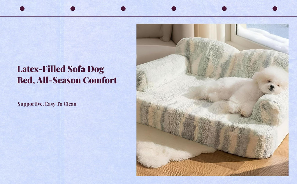 Orthopedic dog bed with removable cover