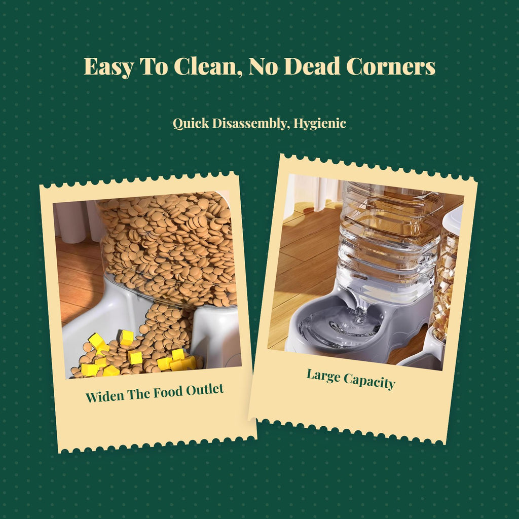 Large automatic pet feeder, no power