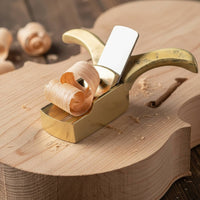 Thumb Plane High-Speed Steel Blade Violin Plane Portable Size for Woodworkers