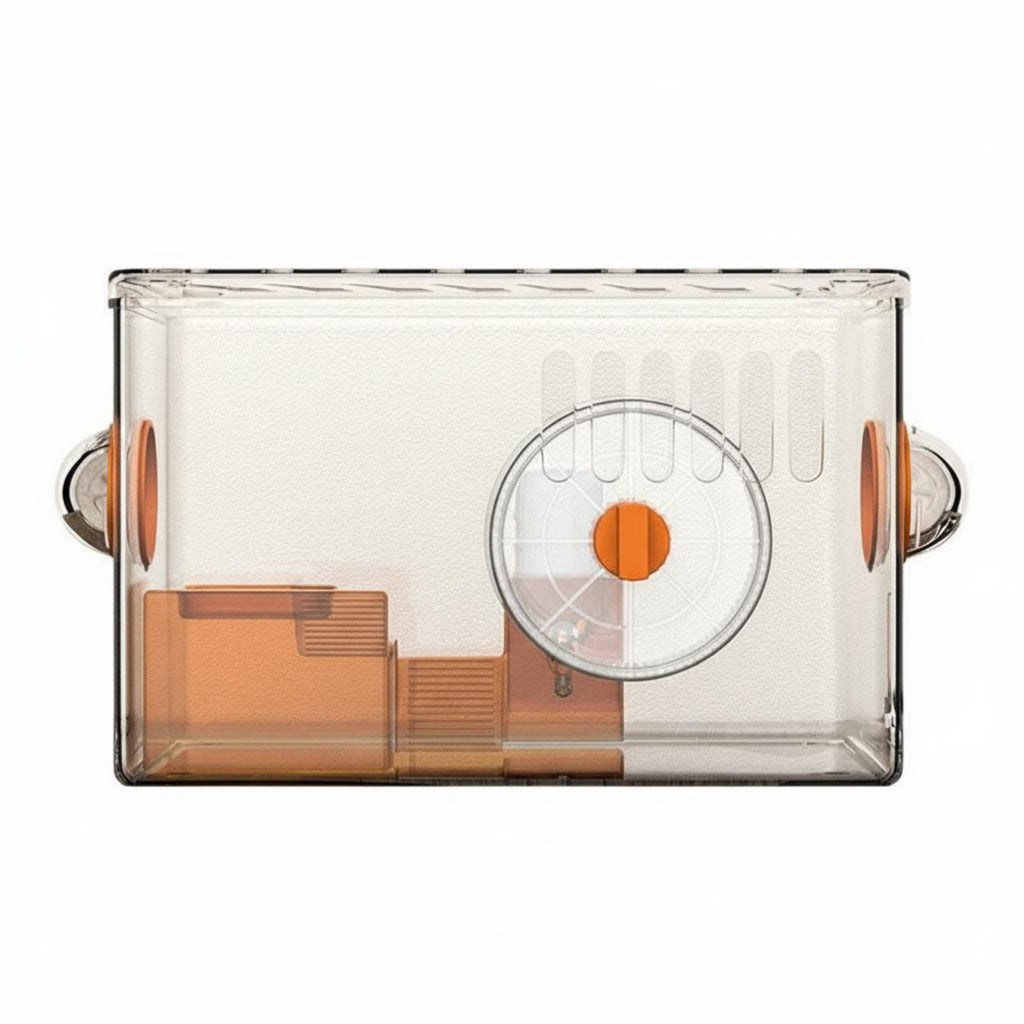 Transparent Hamster Enclosure Easy to Clean Clear Acrylic Hamster Enclosure