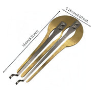 Portable Jaw Harp Traditional Design Jew's Harp Unique Sound Metal Mouth Instrument for Beginners, Artists, Camping